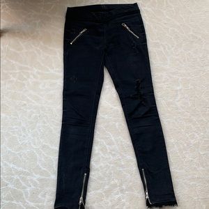 RTA black skinny jeans